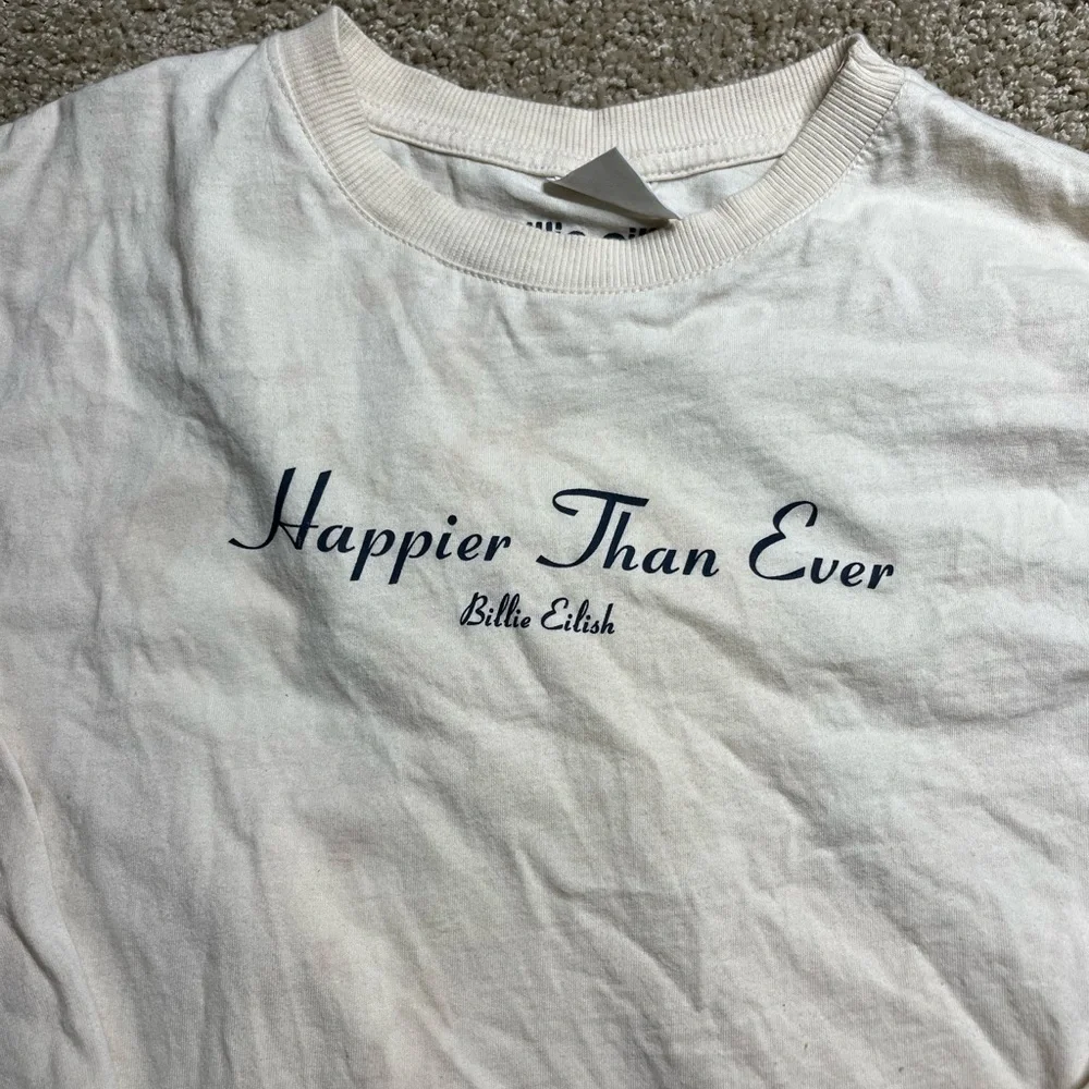 Kids (or women’s small) Billie eilish happier than ever long sleeve tshirt - Picture 2 of 6